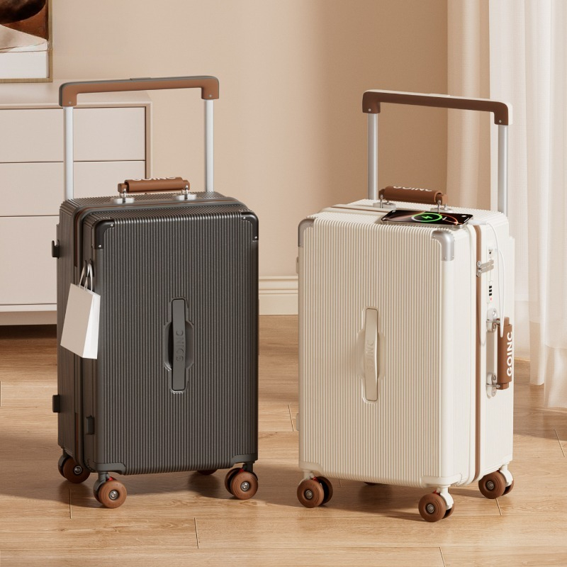Spinner Wheel Rolling Suitcase 20 Inch - Valigia da viaggio con cerniera in