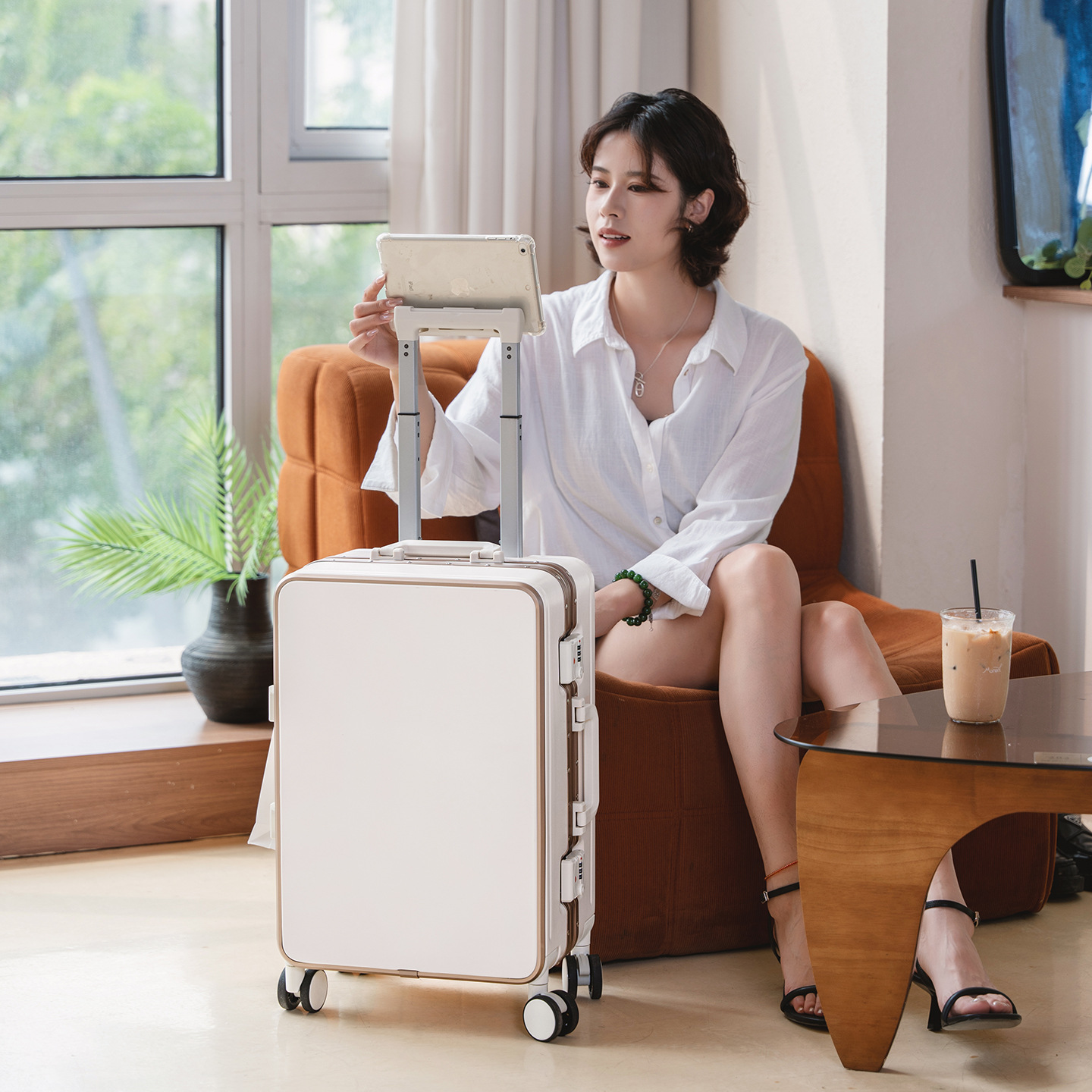 Valigie su Ruote Bianche 20 Po - Spinner Wheel Rolling Suitcase 20 Inch recensione e prezzo