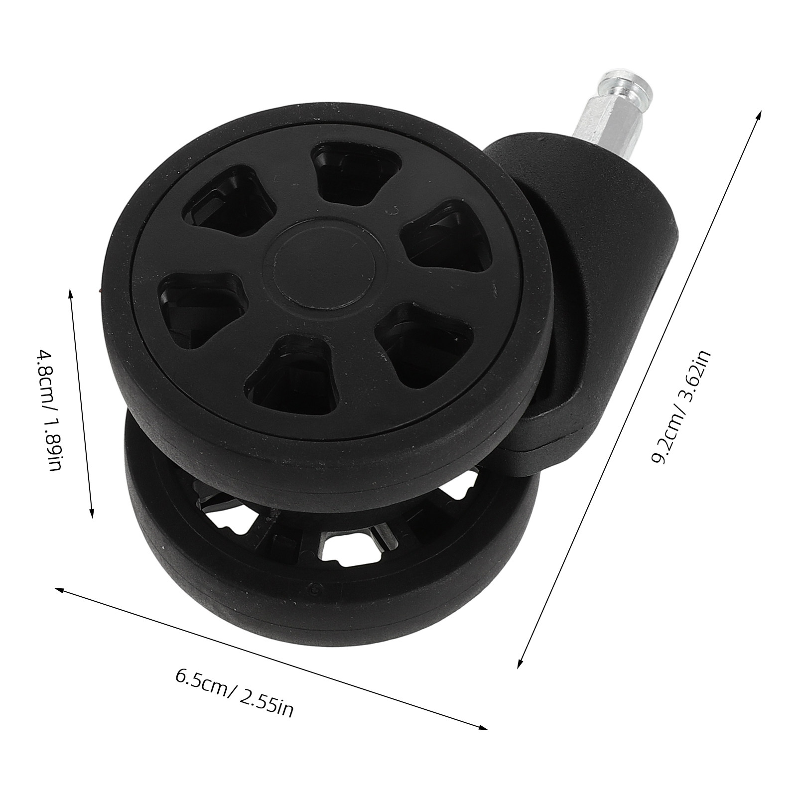 2 pezzi di ruote universali pe - Silent Replacement Luggage Wheels recensione e prezzo